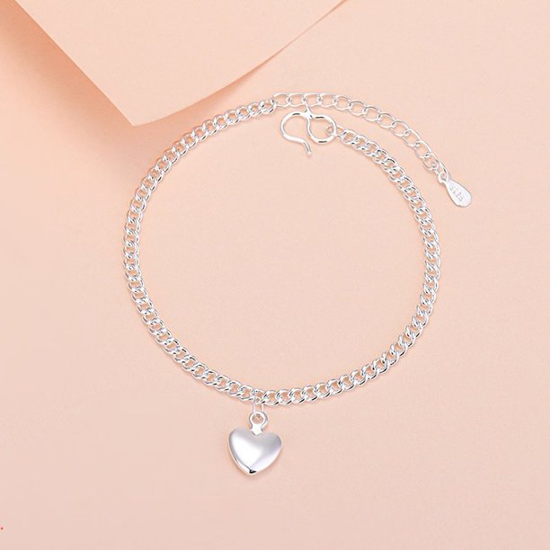 Pulsera De Plata 925 Simple Pulseras Mujeres Venta Caliente Accesorios De Joyería Regalos