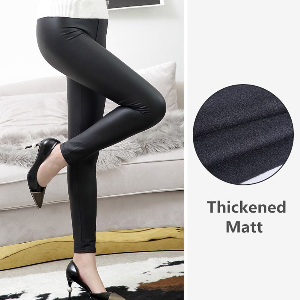 high waisted matte leggings