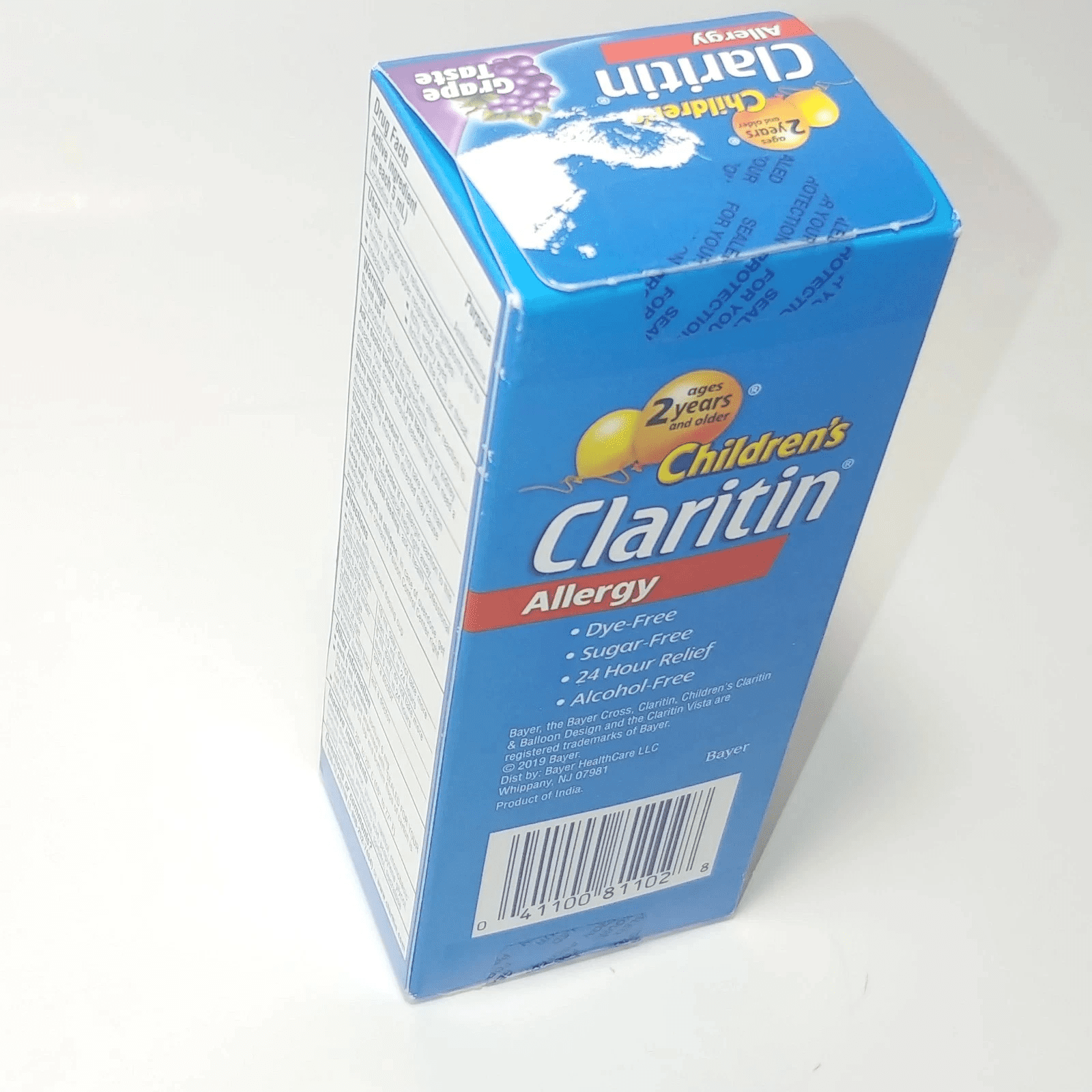 Claritin Children's Allergy Solution Grape Flavor - 4 oz, Pack of 4