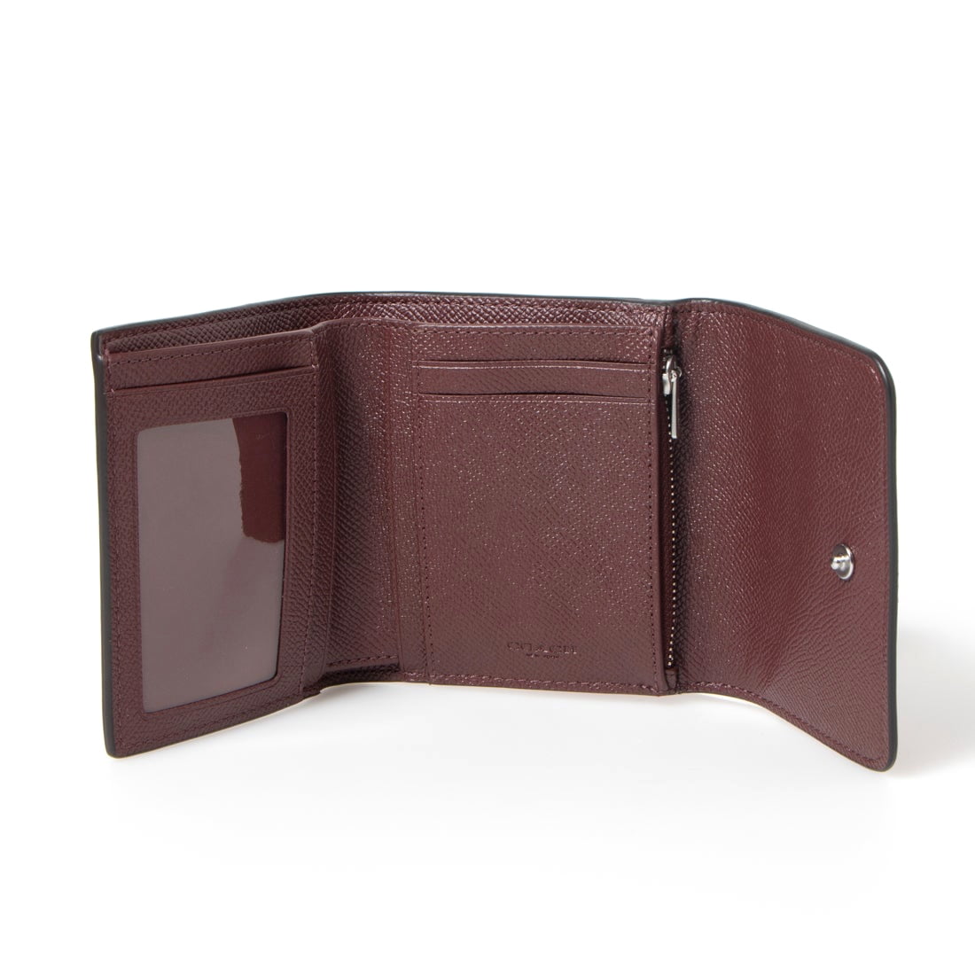 Coach trifold leather wallet cheap