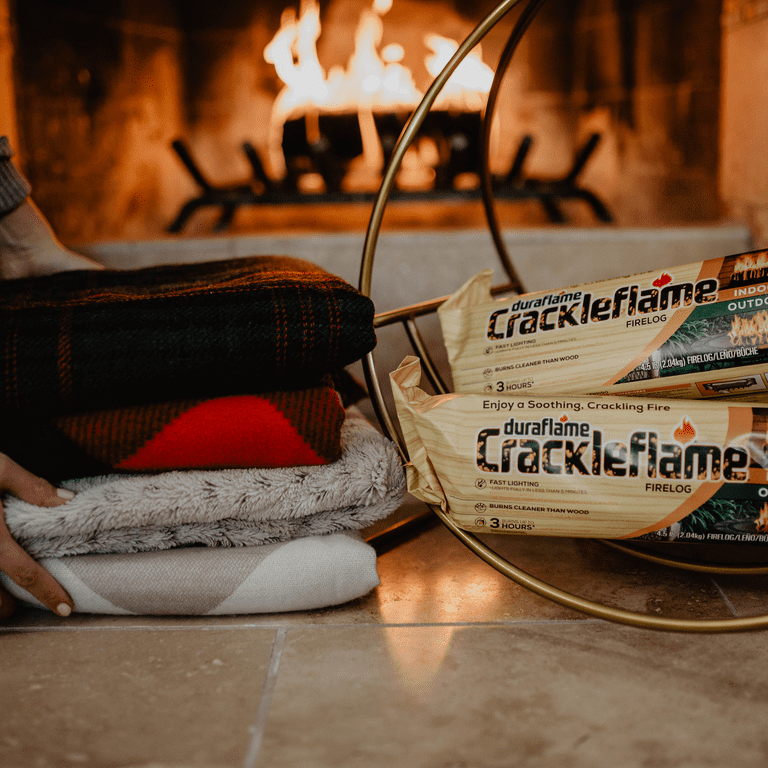 Duraflame Crackleflame Indoor/Outdoor 4.5lb Firelogs, Single