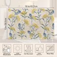 thumbnail image 2 of Vintage Floral Plant Placemats Set of 6,Yellow Blue Table Mats Non-Slip Heat Resistant Washable Placemat for Party Kitchen Dining Table Decoration Indoor Outdoor, 2 of 7