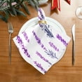 thumbnail image 2 of Coolnut Set of 1 Provence Lavender Satin Napkin Square 20 Inches Table Napkins Soft Smooth Decorative Napkins for Wedding Banquet Party Decoration, 2 of 6