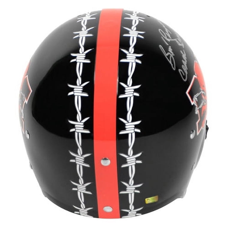 burt reynolds signes football helmet Burt Reynolds Autographed 2005 The Longest Yard Full Size Authentic Helmet