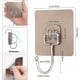 thumbnail image 1 of Self Adhesive Hooks- Large Hooks 33 Lb (max) Wall Hooks Heavy Duty ,stick On Hooks, Stainless Steel Adhesive Hooks, Sticky Hooks Hanging For Bathroom, 1 of 5