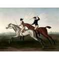 thumbnail image 2 of Seymour, James 32x25 Gold Ornate Wood Framed with Double Matting Museum Art Print Titled - Match Between Bolton and Lamprey, 2 of 4