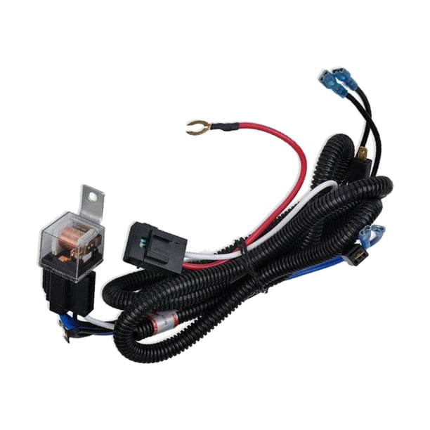 de Arnés de Cableado de de Bocina de Resistencia de 12 V / 24 V para Montaje en Rejilla Universal Sunnimix Arnés de relé de bocina