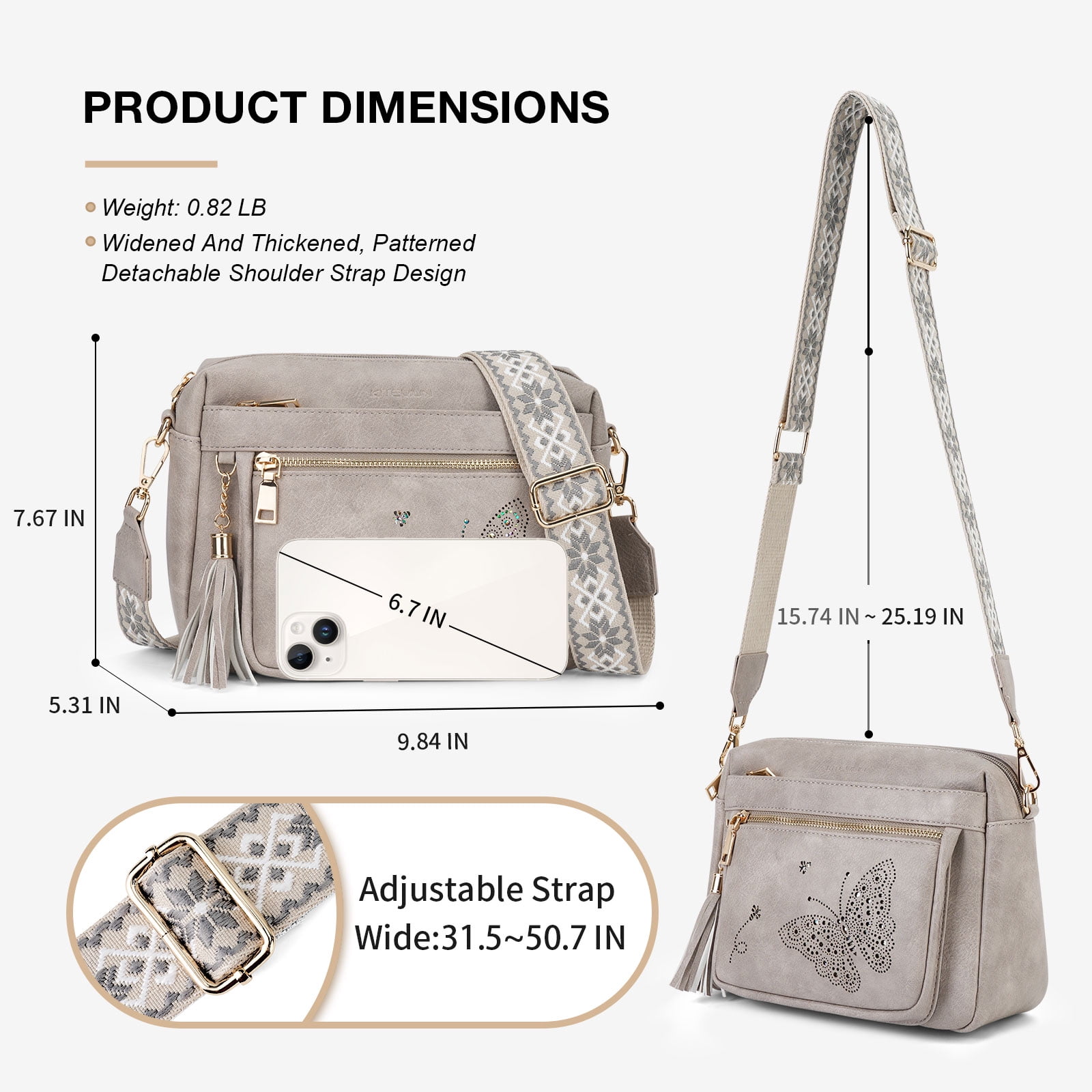 [Mother’s Day Gift Present] APHISON Fashion Small Crossbody Bags for Women Shoulder Bag, Ladies Classic Handbags Cute Shoulder Bag Clutch Handbag