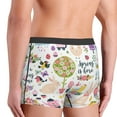 thumbnail image 5 of Disketp Spring Hand Drawn Flowers Birds Men'S Boxer Briefs,Soft And Breathable Cotton Underwear With Comfortflex Waistband, 5 of 9