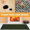 thumbnail image 3 of Hearth Rugs for Fireplaces Fire Resistant, 48 x 28 x 0.04 inch Fireproof Fireplace Mat Hearth Rug, Hearth Pads for Wood Stove Fireplace Indoor Outdoor, Protect Floors Carpets from Sparks Embers-Green, 3 of 7