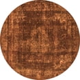 thumbnail image 1 of Ahgly Company Indoor Round Oriental Orange Industrial Area Rugs, 6' Round, 1 of 4