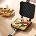 thumbnail image 3 of Djiypn Breakfast Sandwich Maker & Hot Dog Toaster - Nonstick Frying Pan for Perfect Pancakes, Grilled Cheese - Portable & Easy to Clean Cooking Tool for Adults in Small Kitchens, Offices, 3 of 8