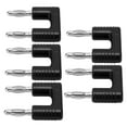 thumbnail image 4 of Connecteurs Banane, Conducteur Stable Banane Double Fiche Cuivre Nickel Plaqué pour Instruments Électroniques Rouge, Noir, 4 of 8