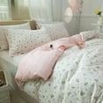 thumbnail image 3 of Estilo Funda Nórdica Estampado Floral Juegos de Cama King Pink White Floral Comforter, 3 of 9