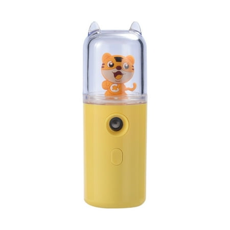 

Adpan New Creative Cute Water Replenisher Usb Charging Handheld Mini Portable Cartoon Nano Spray Water Replenisher Cold Spray Yellow 1