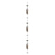 thumbnail image 4 of Campanilla de viento Naiovety Tubos de metal Adorno colgante Patrón de pavo real CBP264916, 4 of 6
