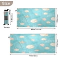 thumbnail image 4 of Dreamtimes Beach Towels Starfish Seashell Turquoise Teal Camping Towels Ocean Seaweed Marine Sand Free Beach Towel, 30"x60" Large Beach Towels Quick Dry Bath Travel Towels Pool Yoga Beach Mat for Men, 4 of 7