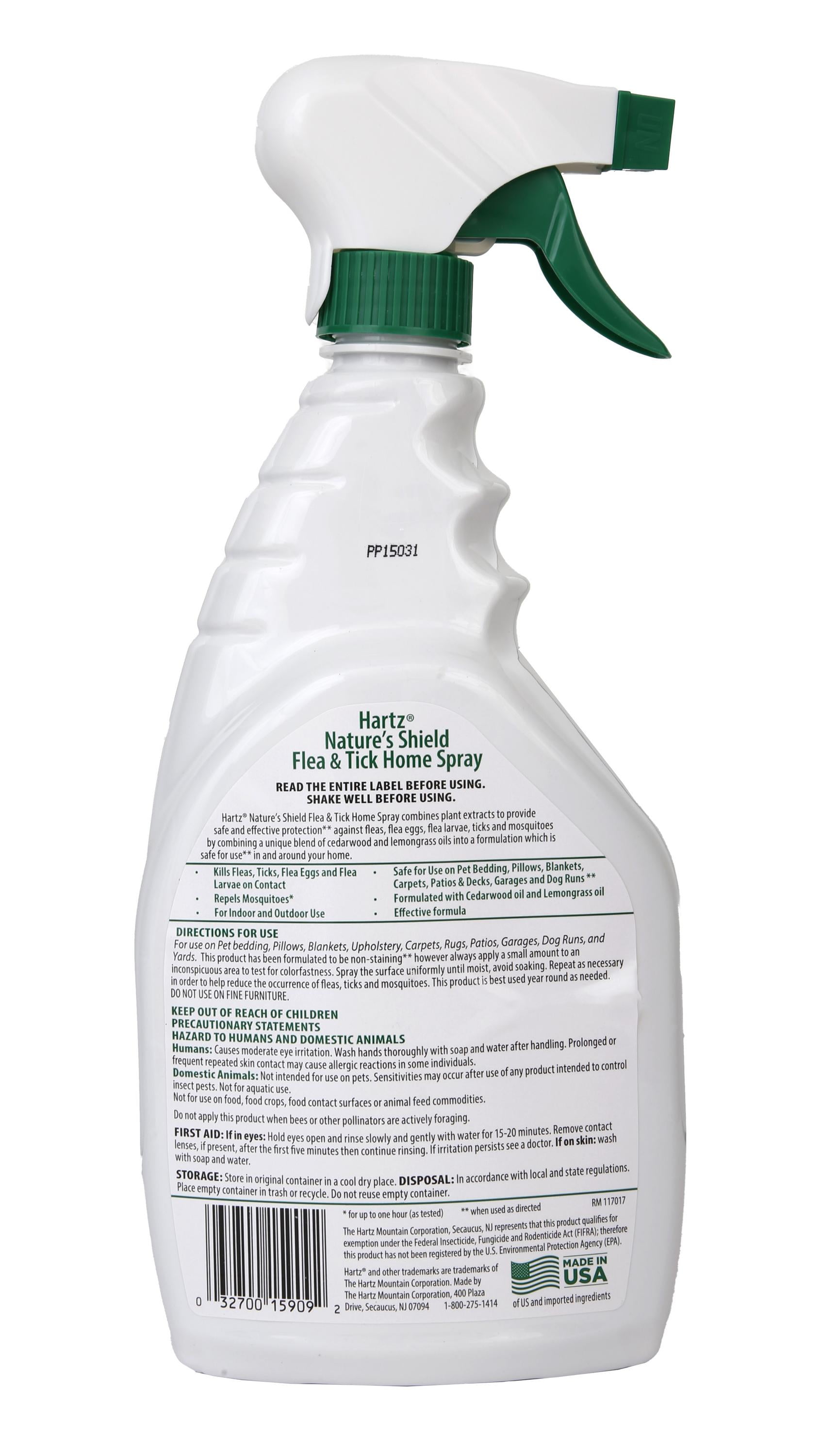 Flea tick clearance home spray