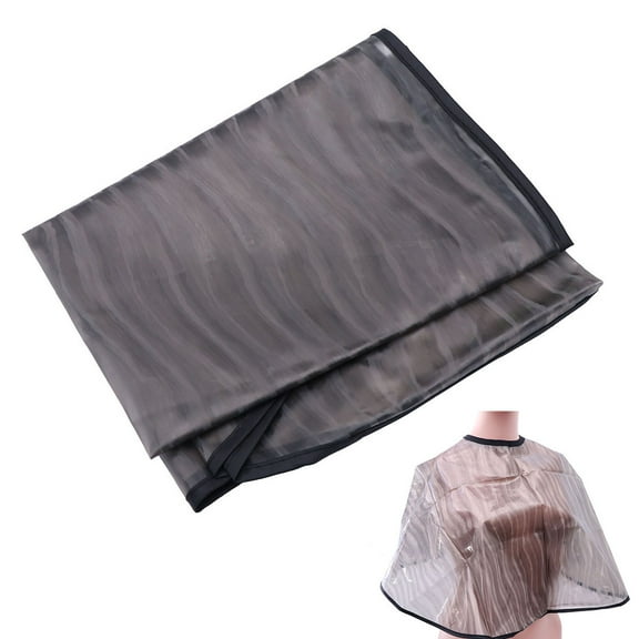 HEALEEP Barber Haircut Cape 1Pcs Waterproof Rubber Hairdressing Cloak 31.9x23.6in