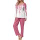 thumbnail image 1 of Puntoco Mujer Otoño Moda Casual Impreso Con Cuello En V Manga Larga + Pantalones Traje Rosa Xl, 1 of 5