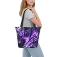 thumbnail image 2 of Disketp Purple Pattern White Tiger Bolsa de Hombro Casual para Mujer, Bolso Cruzado para Compras, Viajes y Uso Diario, 2 of 6