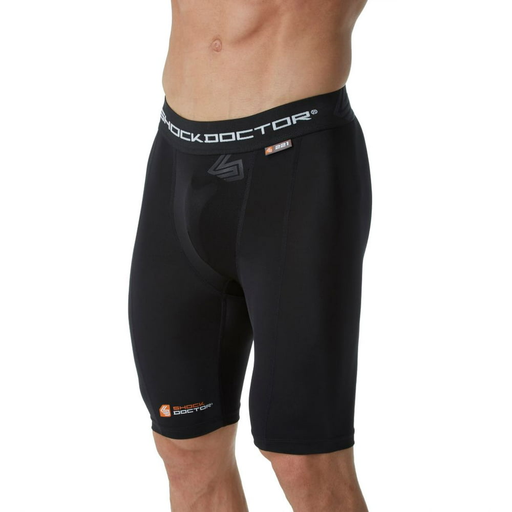 Men's Shock Doctor 221 Core Compression Short with BioFlex Cup