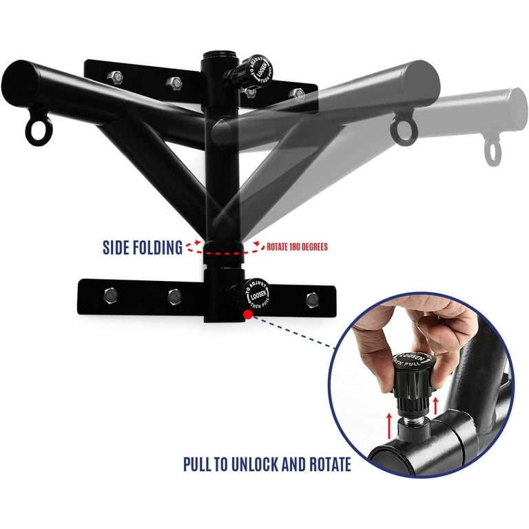 Yes4All, Heavy Bag Mount for Punching Bag Hanger, Bag Ceiling Mount Hanger  - Wood Beam Holder for Muay Thai, MMA, Boxing Bag - Workout Equipment -  Easy to use. 