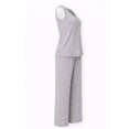 thumbnail image 4 of Set Pijama George para Mujer, sin Manga Gris Talla Ch 2 piezas, 4 of 4