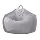 thumbnail image 2 of Audlt Teen Size Bean Bag Silla Cubierta Ropa de cama Almacenamiento de juguetes Gris Sunnimix Almacenamiento de juguetes de animales de peluche, 2 of 8