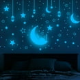 thumbnail image 5 of Dongrere Fluorescent Stickers for Room Decor Glow-in-the-dark Universe Murals Luminous Wall Decor for Bedroom, 5 of 6