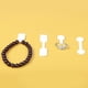 thumbnail image 5 of Juego de 200 etiquetas autoadhesivas para joyería, collares, anillos, pulseras, etiquetas de precio en blanco (cuadradas, blancas), 5 of 8