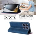 thumbnail image 4 of Leather For Motorola Edge 60 Fusion / Edge 60 6.7-inch Case , RFID Blocking,Flip Color blocking Wallet Leather Case With Card Holder Magnetic Closure Shockproof Kickstand Protective Phone Cases Cover, 4 of 9