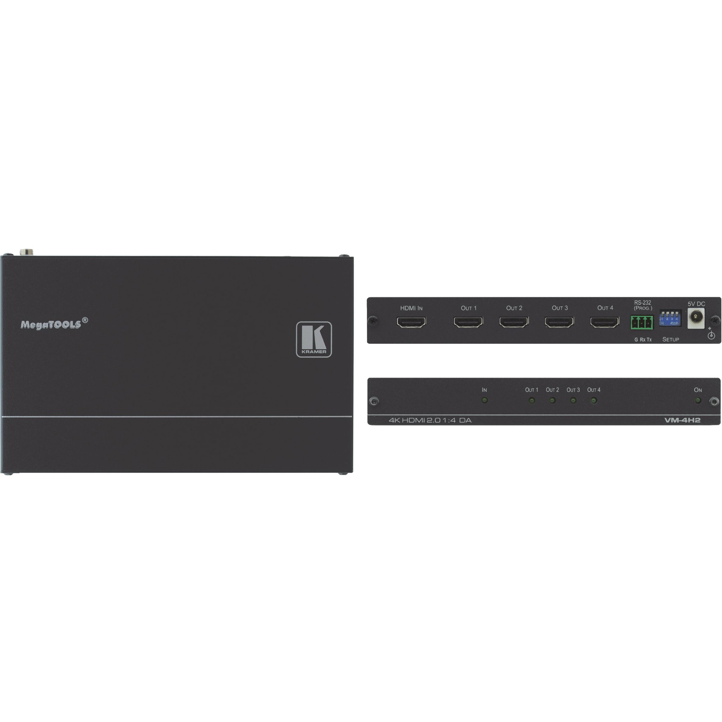 Kramer Electronics 1:4 4K Uhd HDMI Distribution Amplifier VM-4UHD