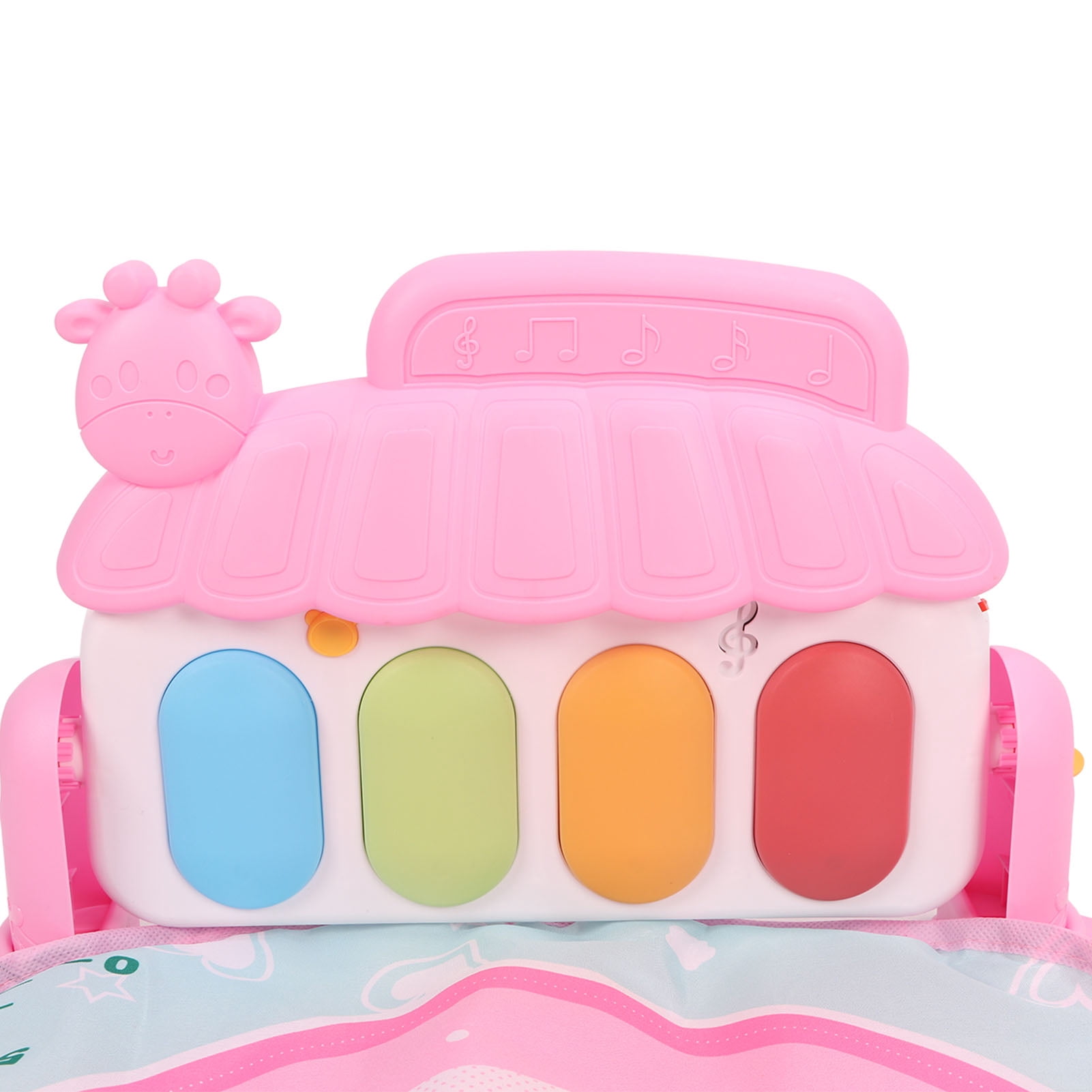 Yajisi Baby Gyms Play Mats Early Education Sensory Development Foot Piano Musical Activity Mat for Babies Toddlers Newborns Pink 28.3 x 15.7 x 18.5 in