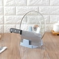 thumbnail image 3 of Accesorios De Cocina: Estante Para Tapas De Ollas, Estante Tipo Asiento Para Tapas De Ollas, Estante Doméstico De Plástico Sin Perforaciones, Estante De Almacenamiento., 3 of 5