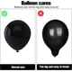 thumbnail image 3 of 75 Uds Globos de fiesta JAMW látex negro 18 pulgadas 12 pulgadas 10 pulgadas 5 pulgadas, 3 of 5