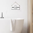 thumbnail image 4 of 6x12 IN Bathroom Sign Hanging Wall Art,Vintage Bathroom Décor,Wooden Plaques Home Décor Sign,Funny Farmhouse Bathroom Wood Sign for Bathroom Toilet Decor,New House Warming Gifts, 4 of 6