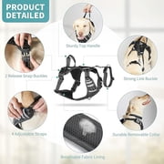 Patpet 2 In 1 No Pull Dog Harness Reflective Adjustable Vest With Handle For Small Dogs
