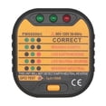 thumbnail image 4 of Outlet Socket Tester Detector Circuit Polarity Voltage Plug Breaker Groundswitch, 4 of 8