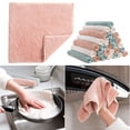 thumbnail image 1 of Vaidha Nonstick Oil Velvet Hand Towel Kitchen Quick-drying Hanging Hand Thickened Towel, 1 of 2