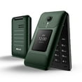 thumbnail image 5 of Restored BLU Tank Flip Unlocked 4G LTE Flip Phone 2022 2.8” + 1.8” Display Green (Refurbished), 5 of 7