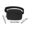 thumbnail image 6 of Fanny Pack Crossbody Sling Bag, Sturdy Nylon Casual Portable Waist Bag with Adjustable Strap, Secure Zippered Pocket 8.66*5.51*3.15In for Men and Women Travel Commuting Outdoor Daily Use, 6 of 6