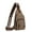 Brown-378, variant on Canvas Sling Bag for Men Women Crossbody Backpack Sling Backpack Shoulder Bag Casual Daypacks