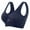 Navy, variant on Tqcoqu Women Seamless Sports Bra Wirefree Yoga Bra With Removable Pads