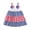 Pink, variant on Girls Patriotic 4th of July Dress 6 12 18 24 Months 2T 3T 4T Cute Summer Star Striped Holiday Party Spaghetti Straps Sun Dress 4th of July Dress Girls Summer Clothes Pink,2-3 Years