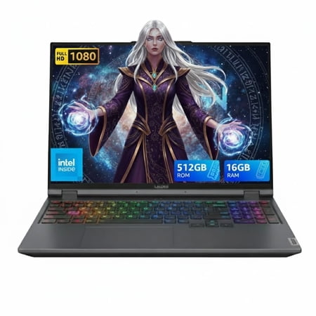 Lenovo Legion 5 Pro 16IAH7 (82S00003US) Gaming Laptop – 16" WQXGA (2560 x 1600), Intel Core i7-12700H, NVIDIA GeForce RTX 3050 Ti, 16GB DDR5 RAM, 512GB SSD – Storm Gray