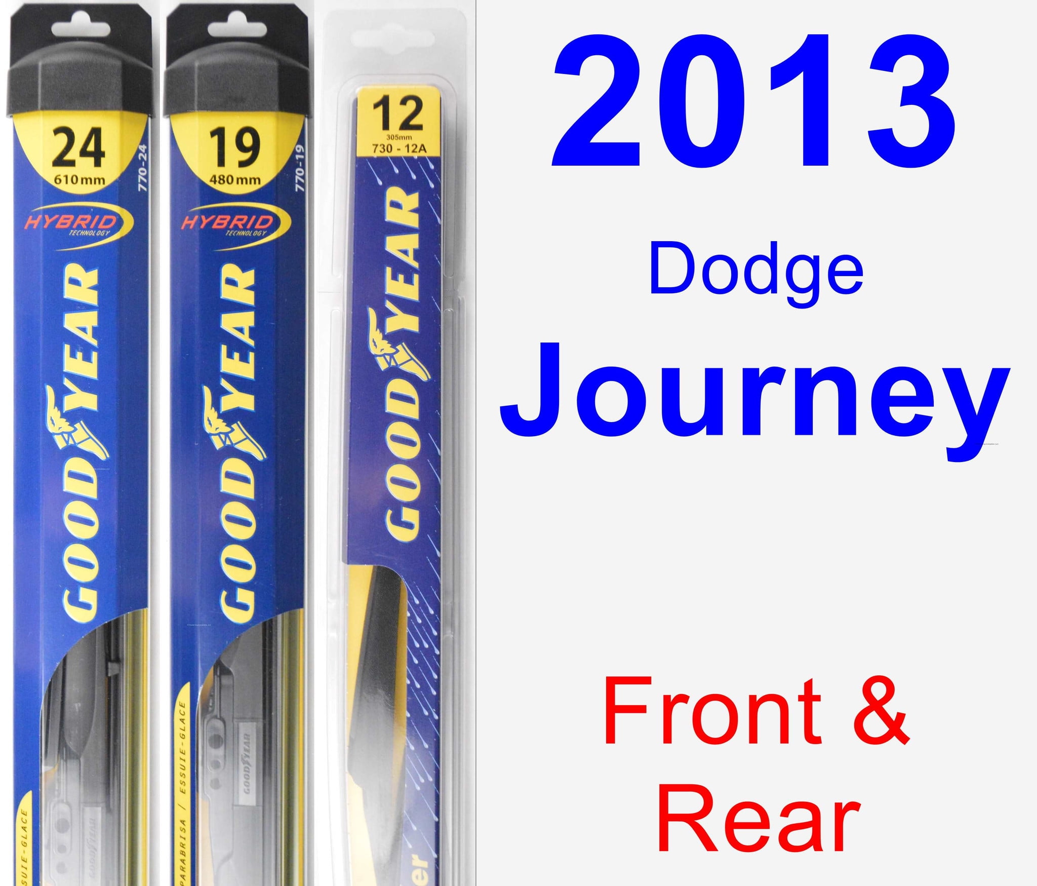 2013 dodge journey wiper blades