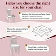 thumbnail image 4 of Chair Cushions for Dining Chairs, Non-Slip Chair Pads, Thick Seat Cushions for Dining Room Chairs, Kitchen Chair Cushions Set of 4, 16" x 16" x 4", Burgundy, 4 of 14