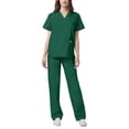 thumbnail image 3 of Adar Mens Medical Scrubs Set Medical Uniforms - Roomy Fit (30 Colors), 3 of 7