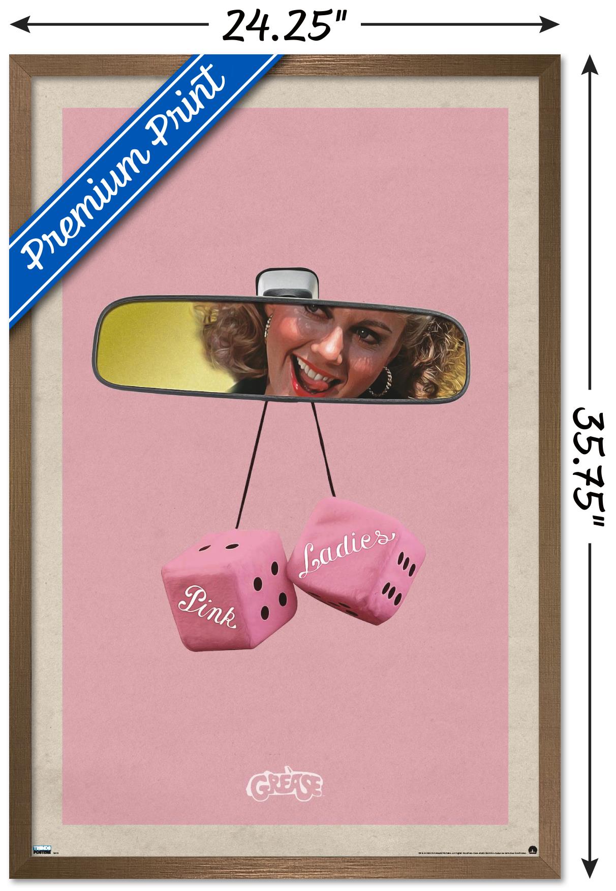 Grease - Dice Wall Poster, 22.375" x 34", Framed